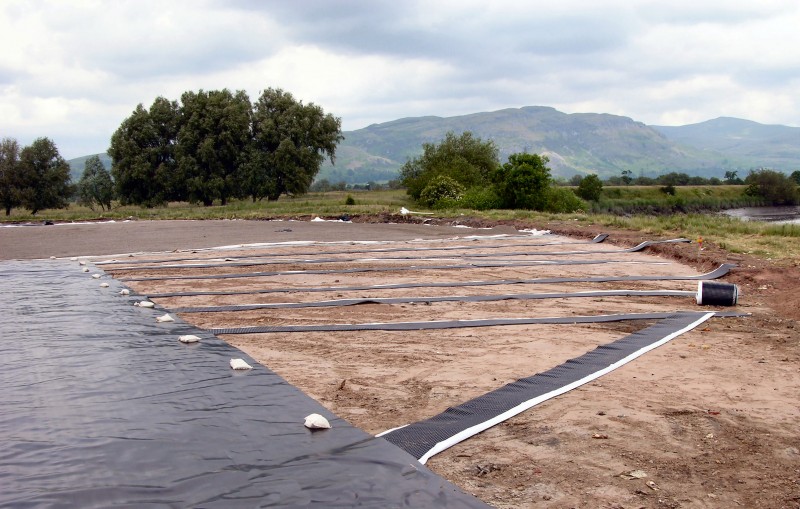 Stirling Cricket Pitch Gas Protection System, Scotland