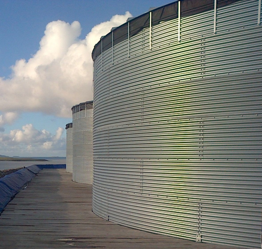 Halliburton Shetland Isles Storage Tank